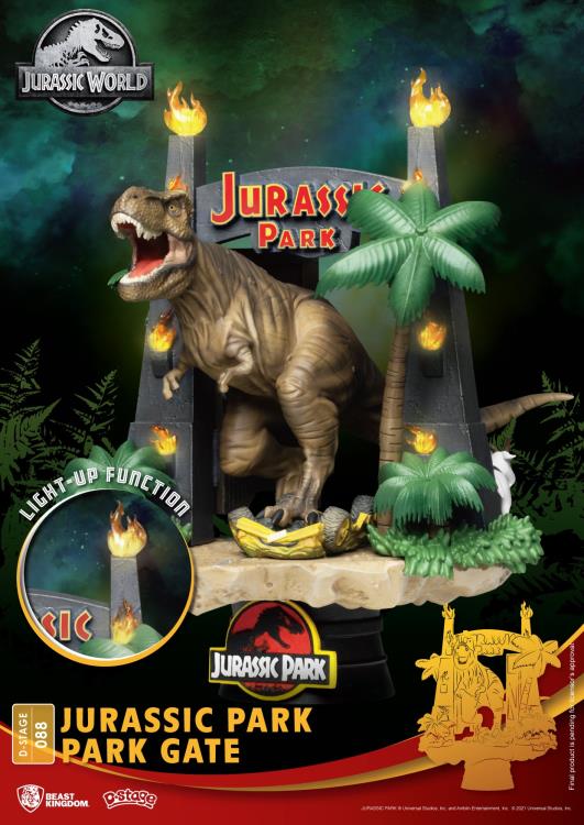 Jurassic Park D-Stage DS-088 Park Gate Statue Gallery Image 4