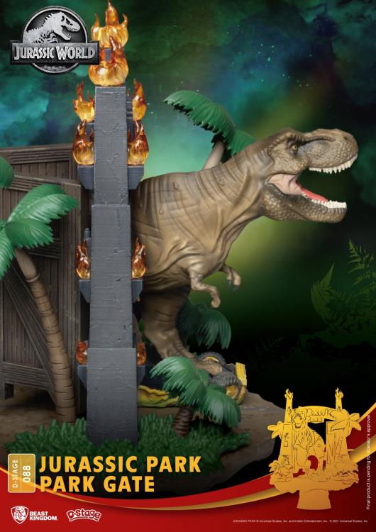 Jurassic Park D-Stage DS-088 Park Gate Statue Gallery Image 7
