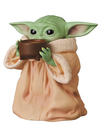 The Mandalorian Ultra Detail Figure No.612 Grogu (Drinking Soup)