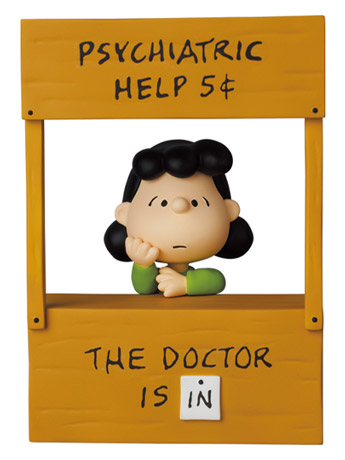 Peanuts Ultra Detail Figure No.619 Lucy (Psychiatric Help Stand)