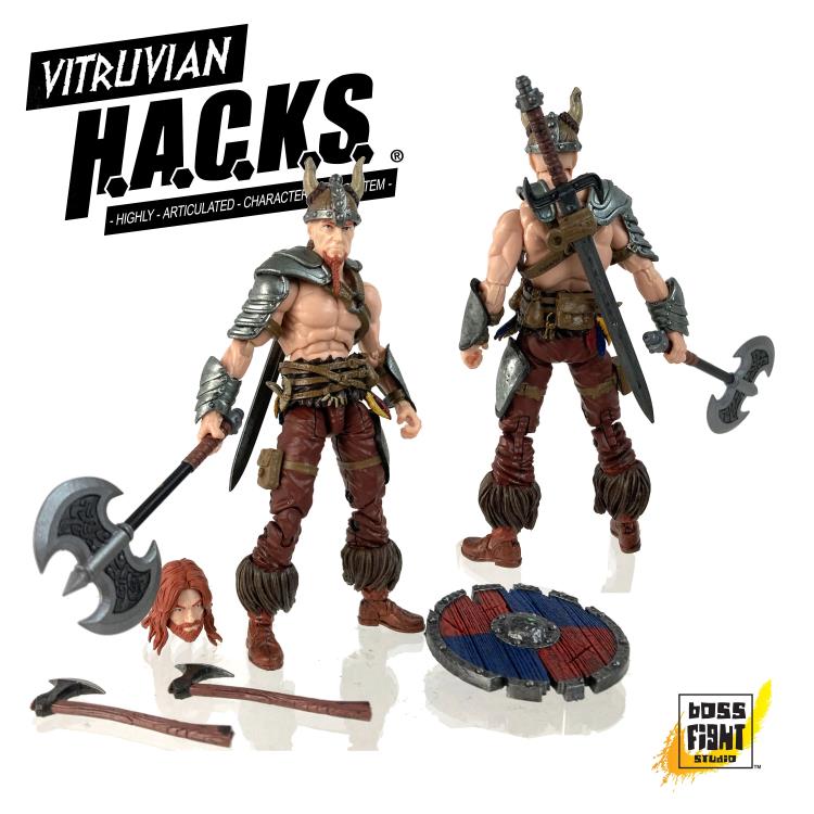 Vitruvian H.A.C.K.S. Sigurd the Traveler (Barbarian Adventurer) Gallery Image 3