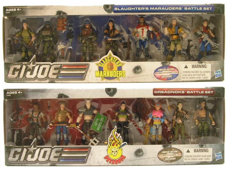 G.I. Joe Slaughter's Marauders & Dreadnoks Seven Pack Set of 2