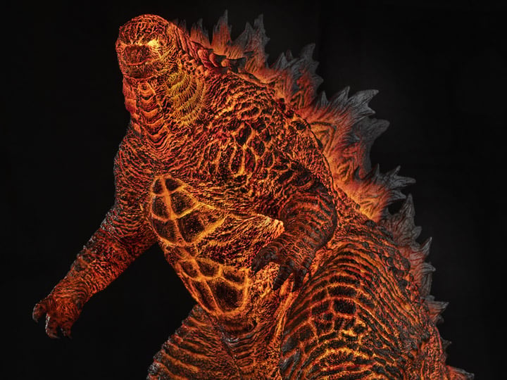 Godzilla: King of the Monsters Ultimate Masterline Battle in Boston Series Burning Godzilla Limited Edition Statue Gallery Image 1