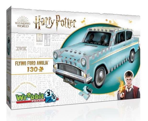 Harry Potter Flying Ford Anglia 130-Piece 3D Puzzle Gallery Image 6