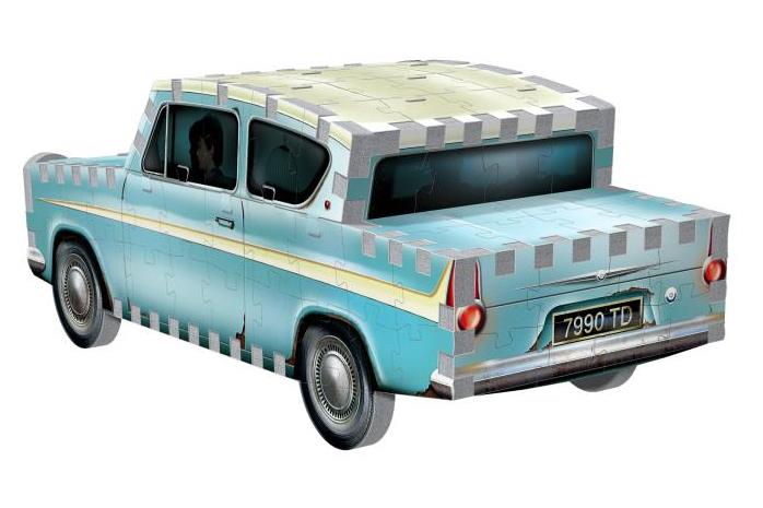 Harry Potter Flying Ford Anglia 130-Piece 3D Puzzle Gallery Image 4
