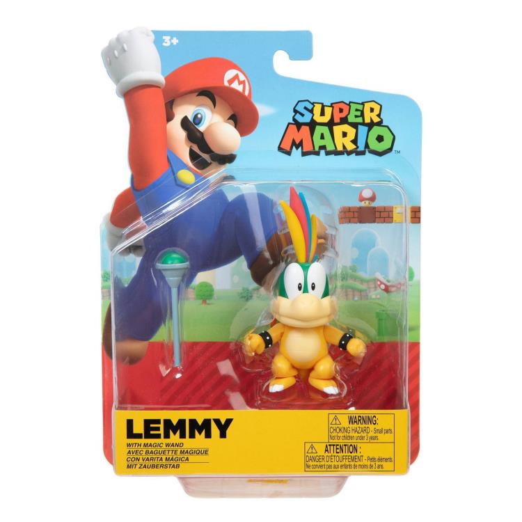 World of Nintendo Lemmy with Magic Wand 4-inch Scale Figure Gallery Image 5