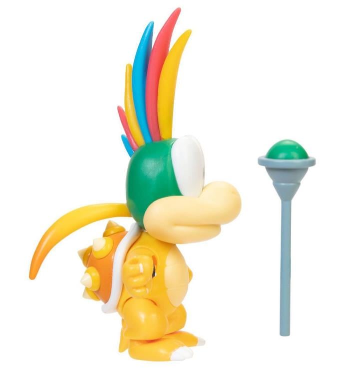 World of Nintendo Lemmy with Magic Wand 4-inch Scale Figure Gallery Image 3