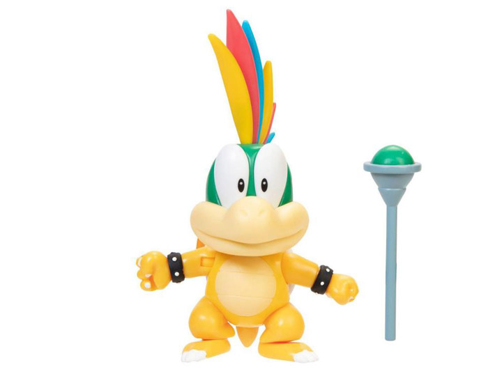 World of Nintendo Lemmy with Magic Wand 4-inch Scale Figure Gallery Image 1