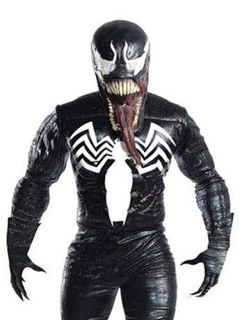 Marvel Classic Venom Deluxe Adult Costume Gallery Image 2