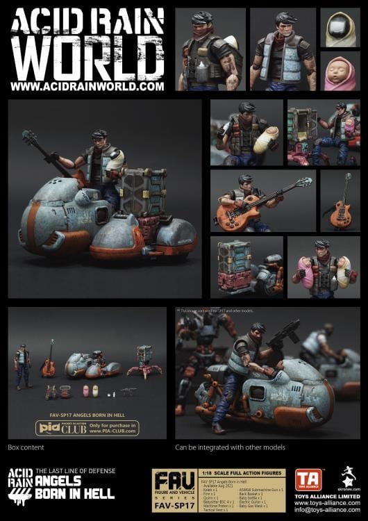 アシッドレインワールド　Acid Rain FAV-SP17 Acid Rain FAV-SP17 Angels Born in Hell Action Figure Set