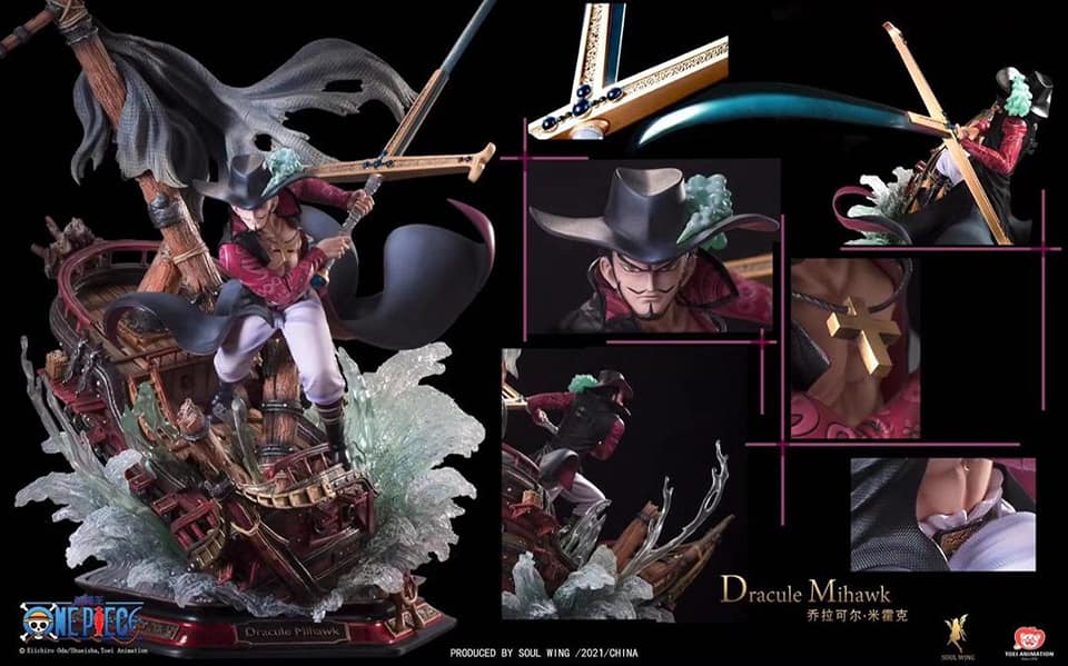 One Piece Dracule Mihawk and Perona 1/6 Scale Statue Set Gallery Image 11