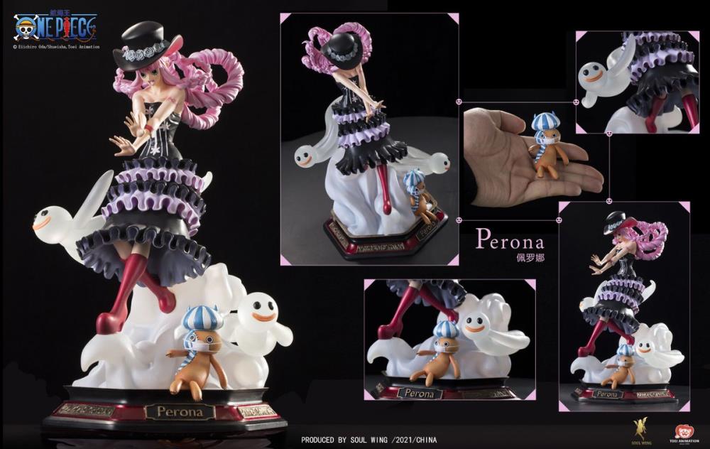 One Piece Dracule Mihawk and Perona 1/6 Scale Statue Set Gallery Image 13