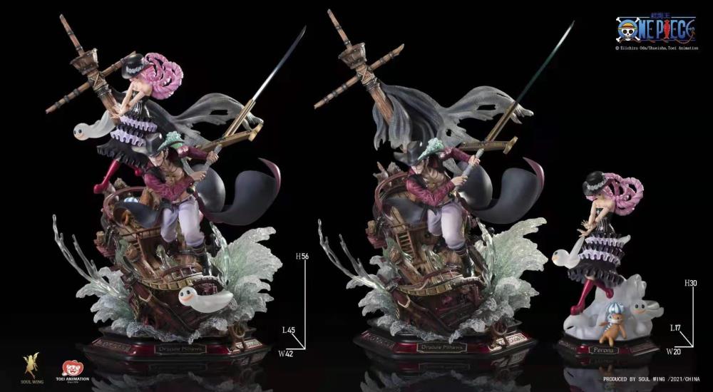 One Piece Dracule Mihawk and Perona 1/6 Scale Statue Set Gallery Image 12