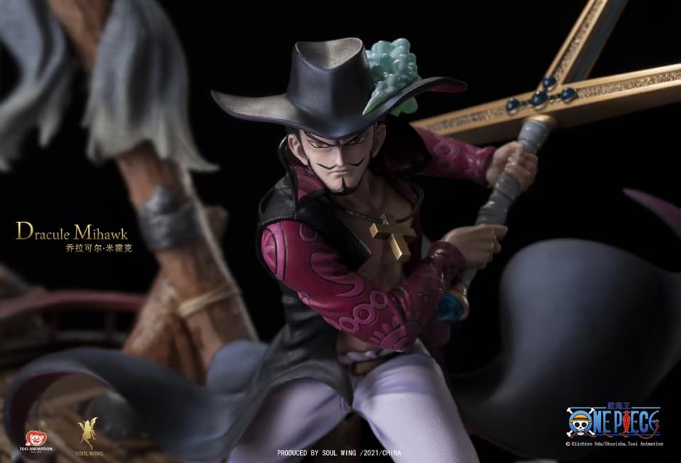 One Piece Dracule Mihawk and Perona 1/6 Scale Statue Set Gallery Image 6