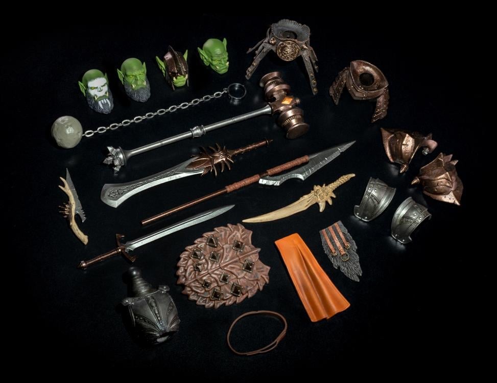 Mythic Legions Tactics: War of the Aetherblade Male Orc Deluxe Legion Builder Action Figure (With Bonus) Gallery Image 6