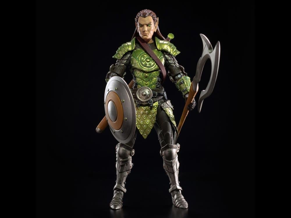 Mythic Legions Tactics: War of the Aetherblade Male Elf Deluxe Legion Builder Action Figure (With Bonus) Gallery Image 4