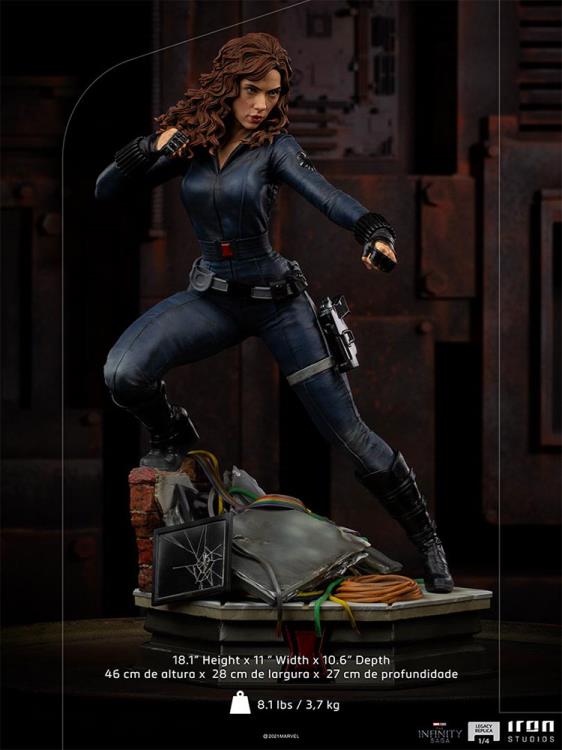 Avengers: Infinity Saga Legacy Replica Black Widow 1/4 Scale Limited Edition Statue Gallery Image 13