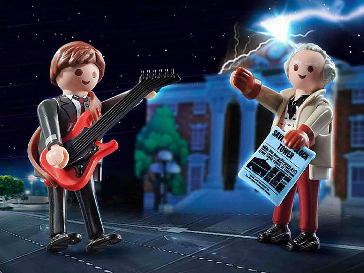 Back to the Future Marty Mcfly and Dr. Emmett Brown Gallery Image 1