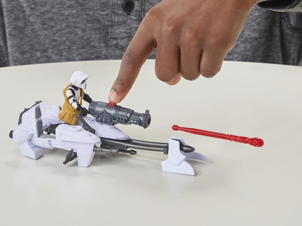 Star Wars Mission Fleet Expedition Class Scout Trooper Speeder Bike Set Gallery Image 8