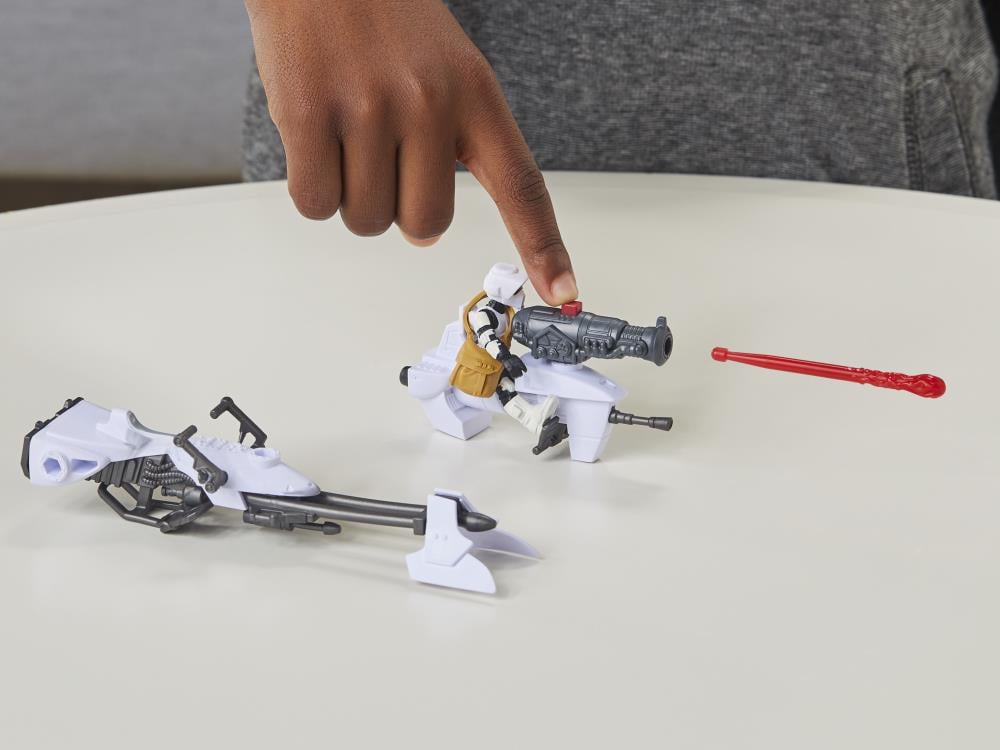 Star Wars Mission Fleet Expedition Class Scout Trooper Speeder Bike Set Gallery Image 9
