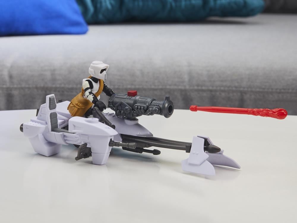 Star Wars Mission Fleet Expedition Class Scout Trooper Speeder Bike Set Gallery Image 6