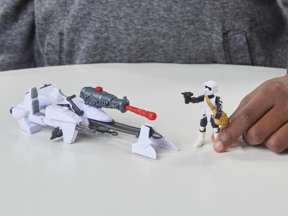 Star Wars Mission Fleet Expedition Class Scout Trooper Speeder Bike Set Gallery Image 7