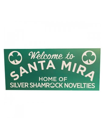 Halloween III: Season of the Witch Santa Mira Wood Sign Gallery Image 2