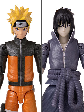 Naruto: Shippuden Anime Heroes Rivals Naruto & Sasuke Exclusive Two-Pack Gallery Image 2