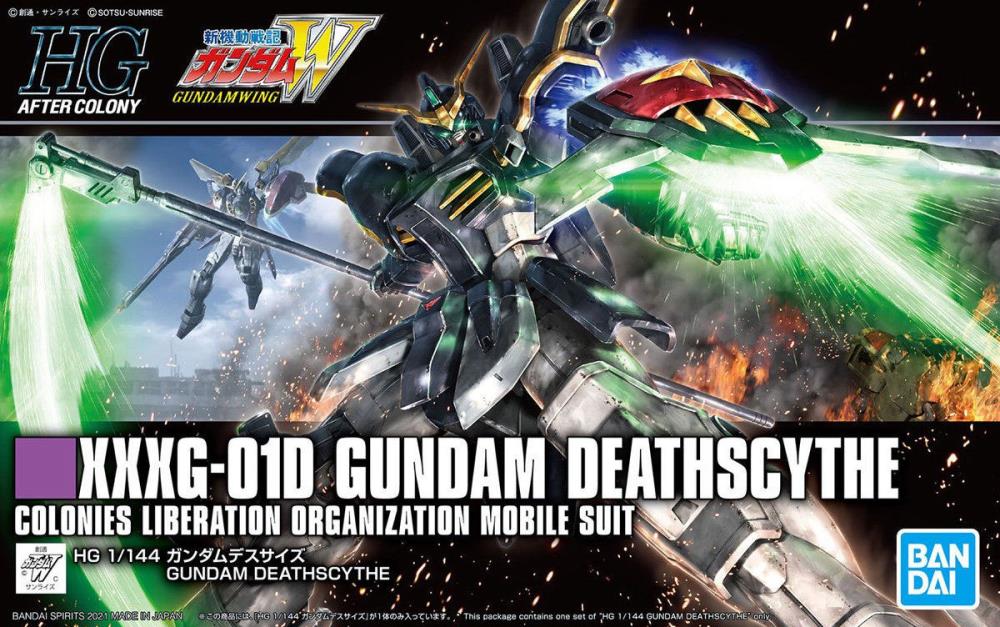 Mobile Suit Gundam Wing HGAC Gundam Deathscythe 1/144 Scale Model Kit Gallery Image 9