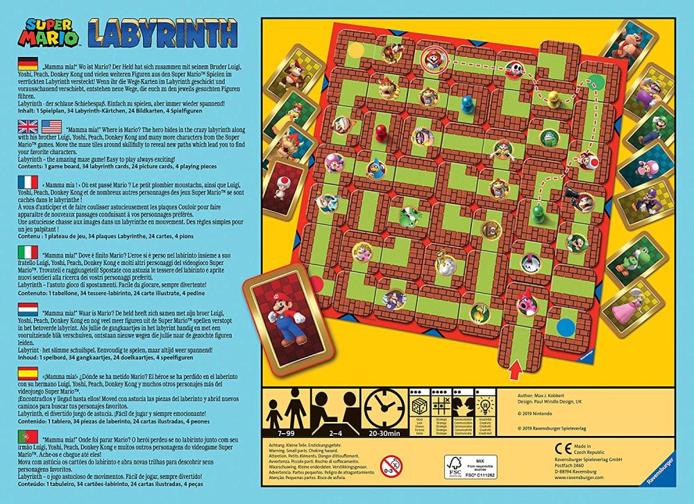 Super Mario Labyrinth Board Game Gallery Image 4