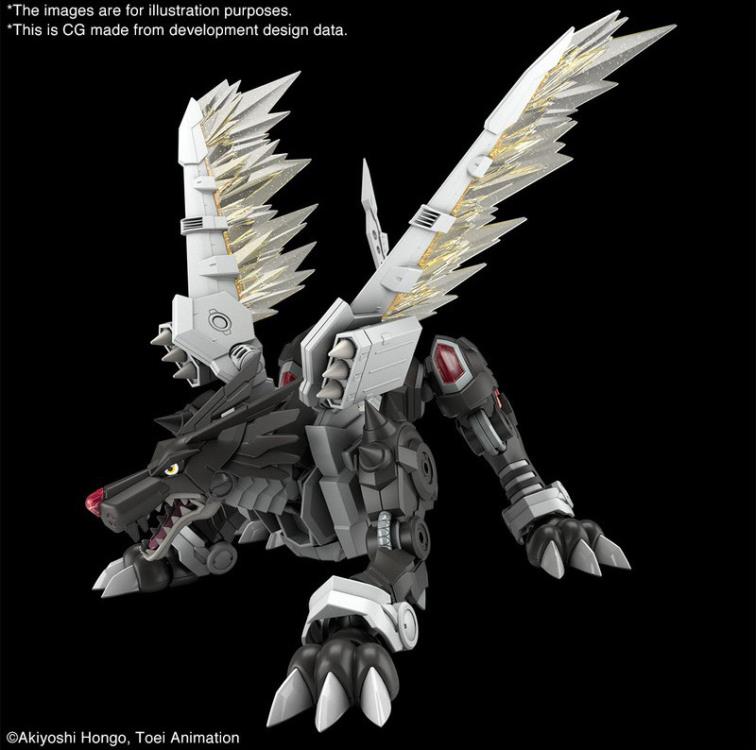 Digimon Adventure Figure-rise Standard Amplified MetalGarurumon (Black Ver.) Model Kit Gallery Image 4