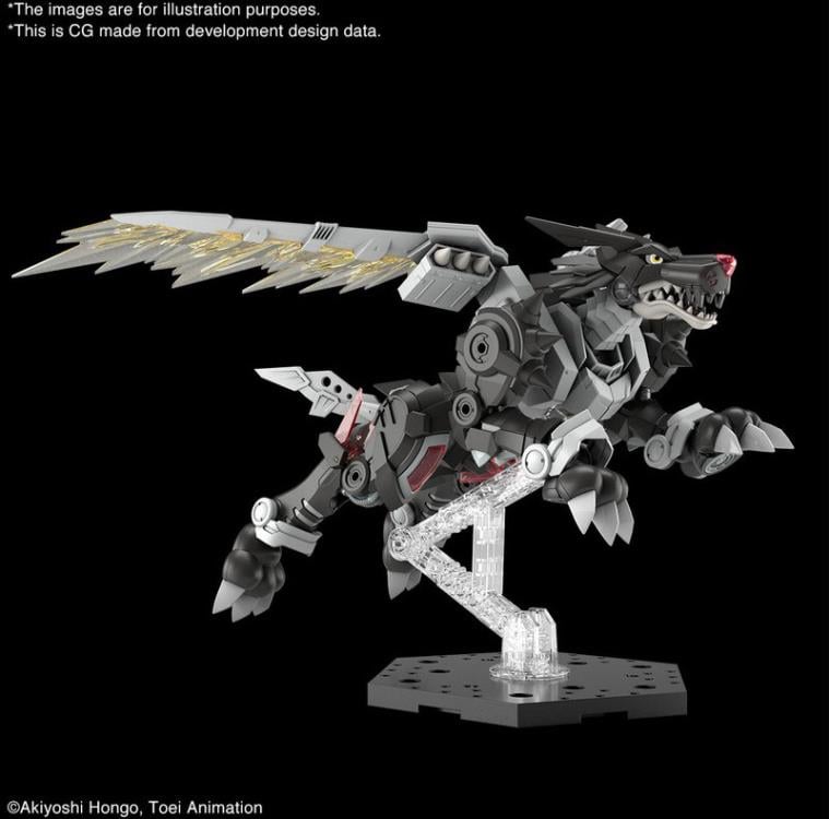 Digimon Adventure Figure-rise Standard Amplified MetalGarurumon (Black Ver.) Model Kit Gallery Image 3