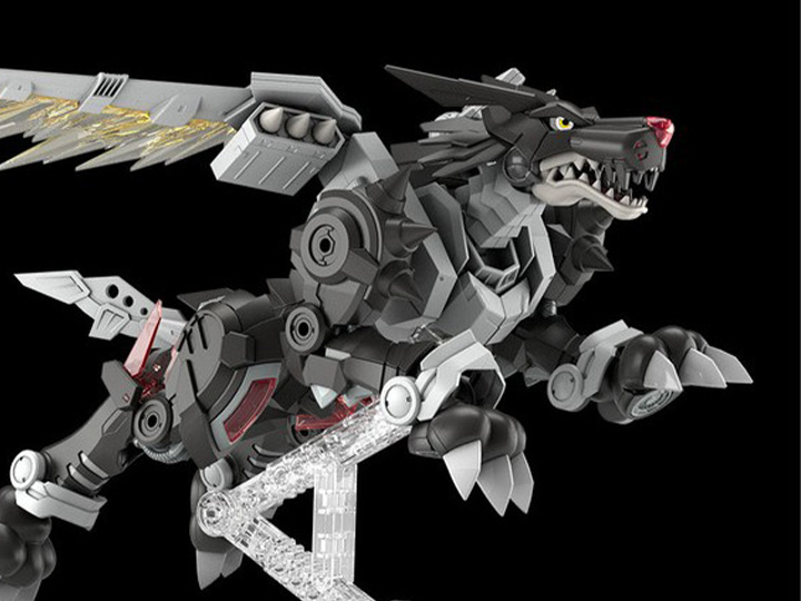 Digimon Adventure Figure-rise Standard Amplified MetalGarurumon (Black Ver.) Model Kit Gallery Image 1