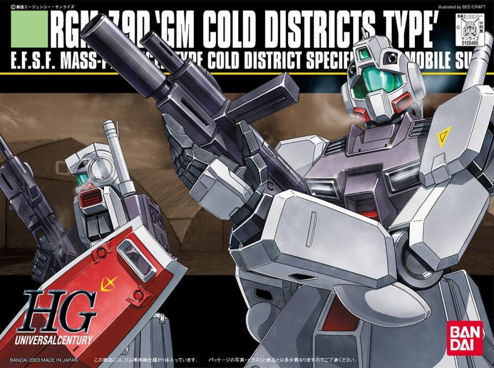 Mobile Suit Gundam 0080: War in the Pocket HGUC RGM-79D GM Cold Districts Type Gundam 1/144 Scale Model Kit Gallery Image 9