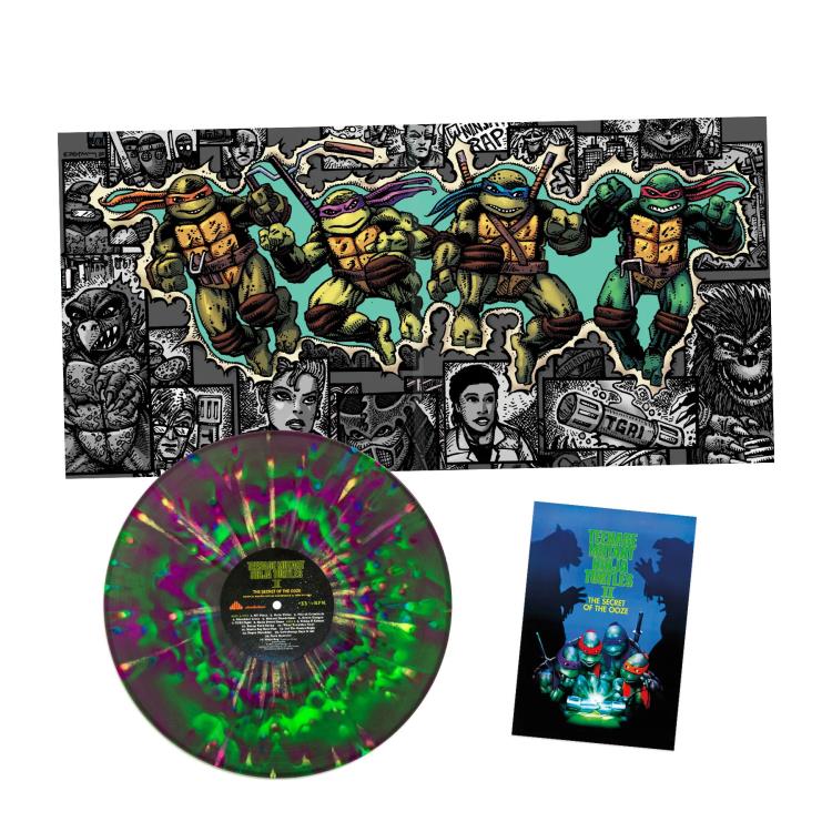 Teenage Mutant Ninja Turtles Part II: The Secret of the Ooze Original Motion Picture Soundtrack Vinyl LP Gallery Image 3