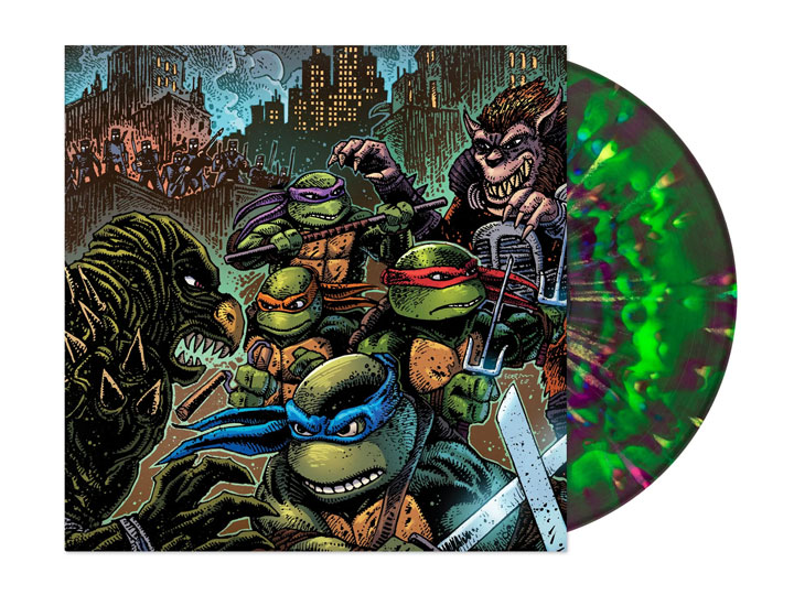 Teenage Mutant Ninja Turtles Part II: The Secret of the Ooze Original Motion Picture Soundtrack Vinyl LP Gallery Image 1