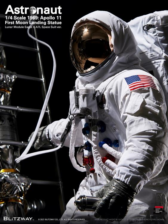 Apollo 11 Astronaut (LM-5 A7L Space Suit Ver.) First Moon Landing 1/4 Superb Scale Statue Gallery Image 19