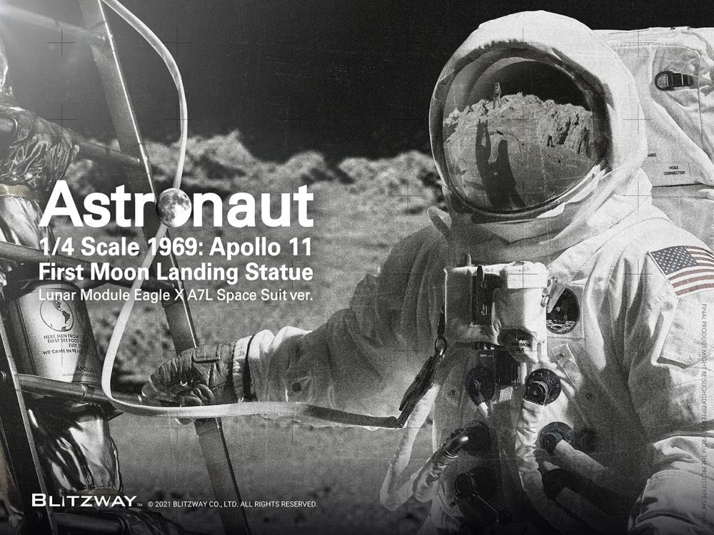 Apollo 11 Astronaut (LM-5 A7L Space Suit Ver.) First Moon Landing 1/4 Superb Scale Statue Gallery Image 30