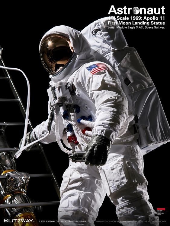 Apollo 11 Astronaut (LM-5 A7L Space Suit Ver.) First Moon Landing 1/4 Superb Scale Statue Gallery Image 18
