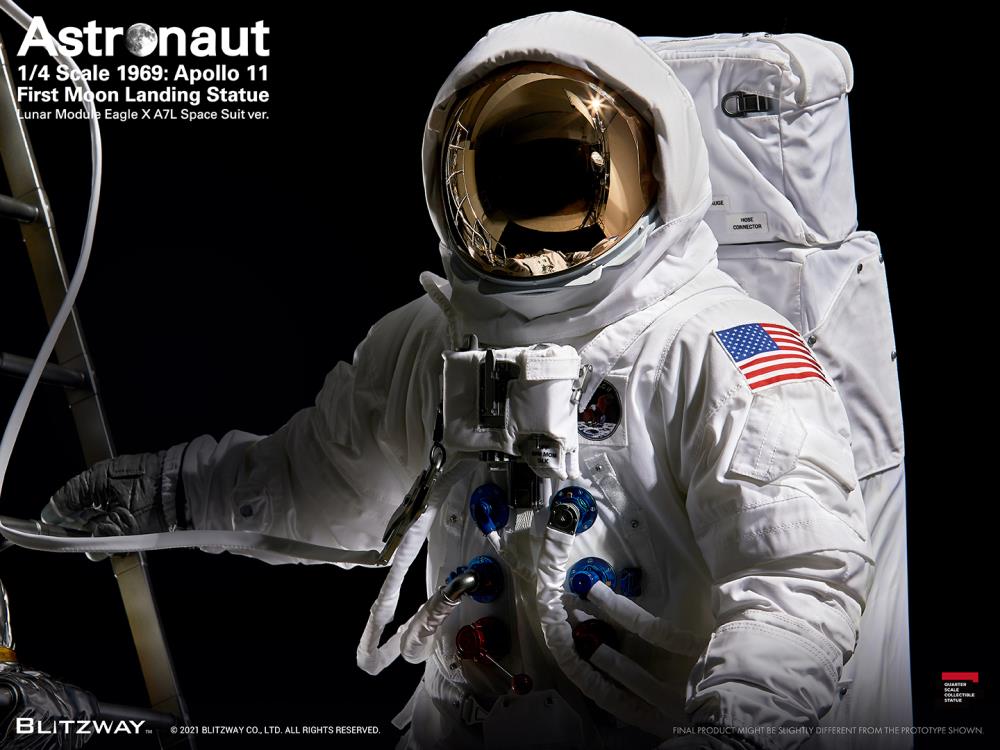 Apollo 11 Astronaut (LM-5 A7L Space Suit Ver.) First Moon Landing 1/4 Superb Scale Statue Gallery Image 26