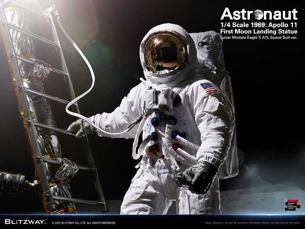 Apollo 11 Astronaut (LM-5 A7L Space Suit Ver.) First Moon Landing 1/4 Superb Scale Statue Gallery Image 17