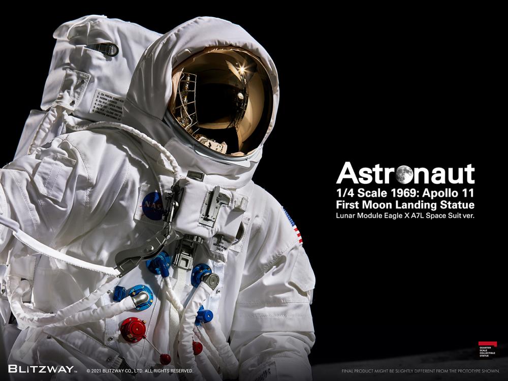 Apollo 11 Astronaut (LM-5 A7L Space Suit Ver.) First Moon Landing 1/4 Superb Scale Statue Gallery Image 25