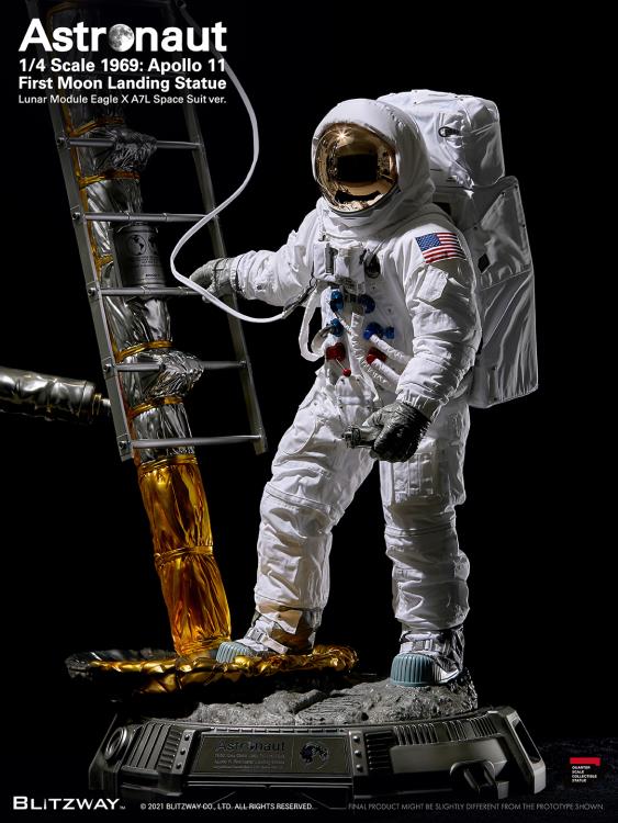 Apollo 11 Astronaut (LM-5 A7L Space Suit Ver.) First Moon Landing 1/4 Superb Scale Statue Gallery Image 7