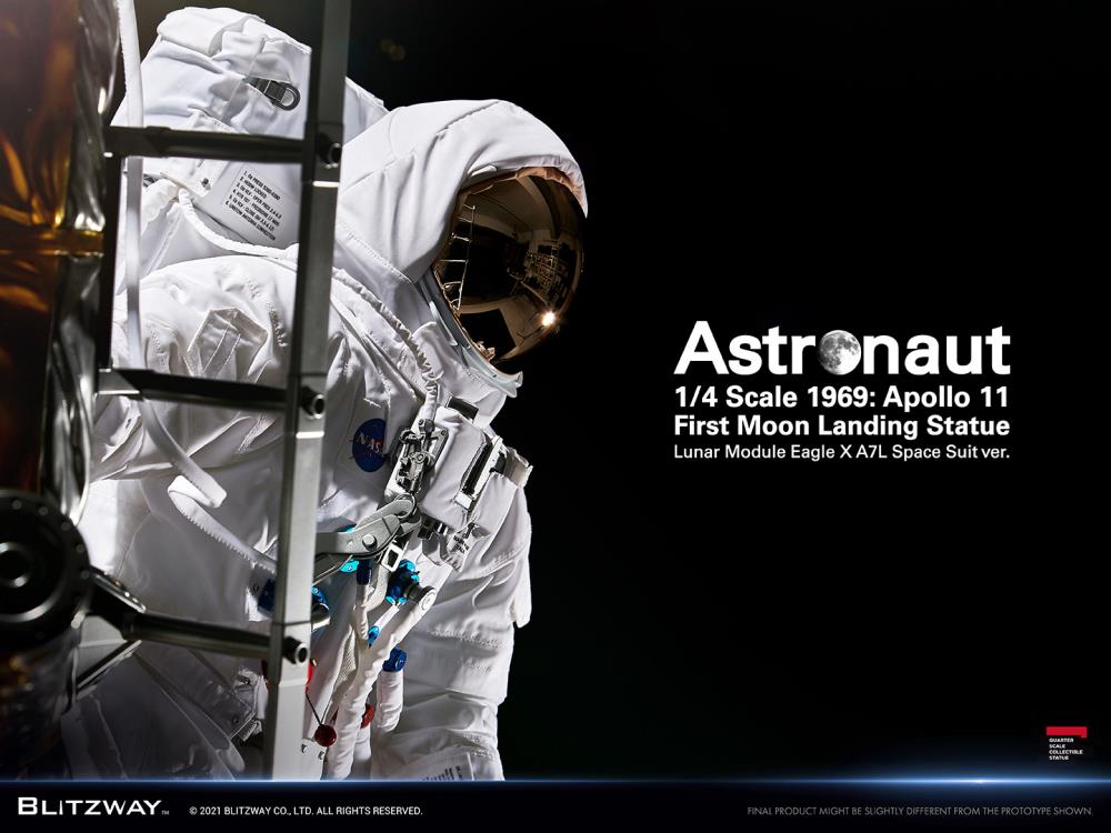 Apollo 11 Astronaut (LM-5 A7L Space Suit Ver.) First Moon Landing 1/4 Superb Scale Statue Gallery Image 24