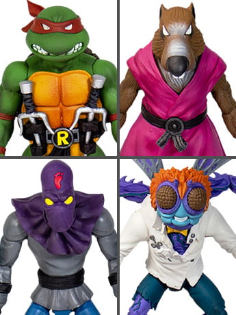 Teenage Mutant Ninja Turtles ULTIMATES! Wave 1 Set of 4 Figures (Variant) Gallery Image 2