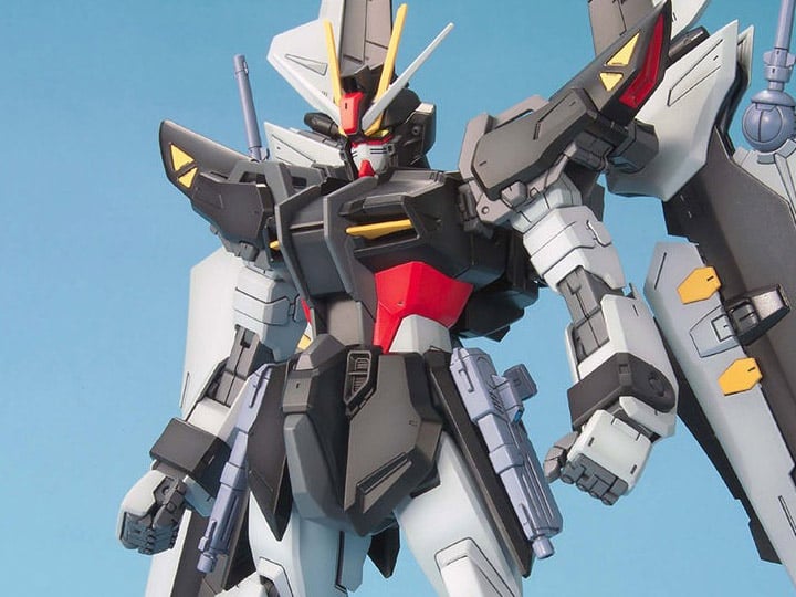 Mobile Suit Gundam SEED C.E. 73: STARGAZER MG Gundam Strke Noir 1/100 Scale Model Kit Gallery Image 1