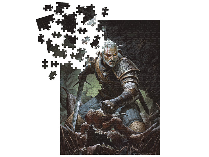 The Witcher 3: Wild Hunt Geralt Trophy 1000-Piece Puzzle Gallery Image 1