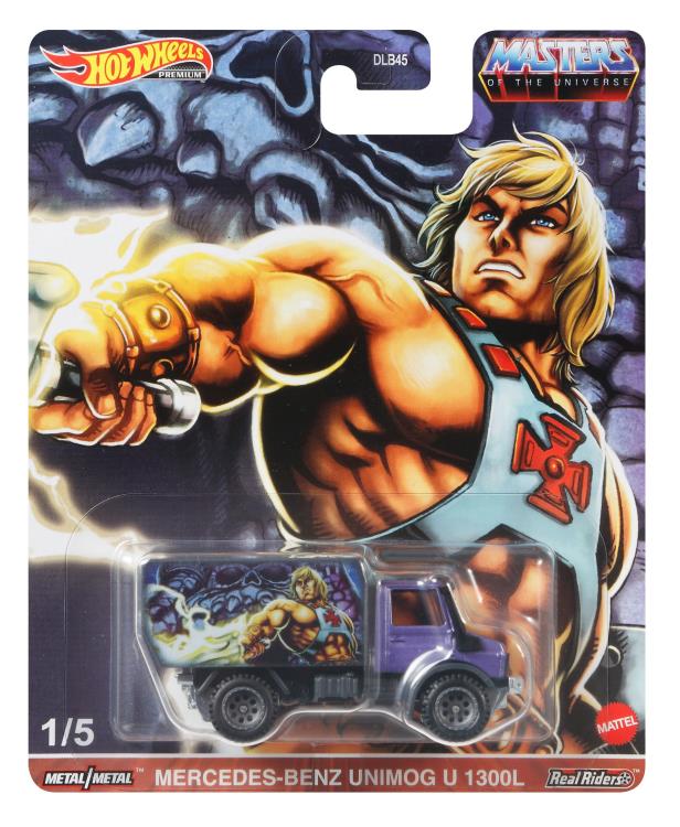 Masters of the Universe Hot Wheels Real Riders Set of 5 Cars Gallery Image 6