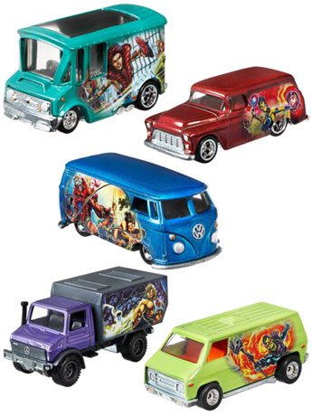 Masters of the Universe Hot Wheels Real Riders Set of 5 Cars Gallery Image 2