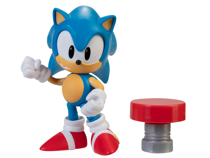 Sonic The Hedgehog 4" Sonic with Spring Gallery Image 1